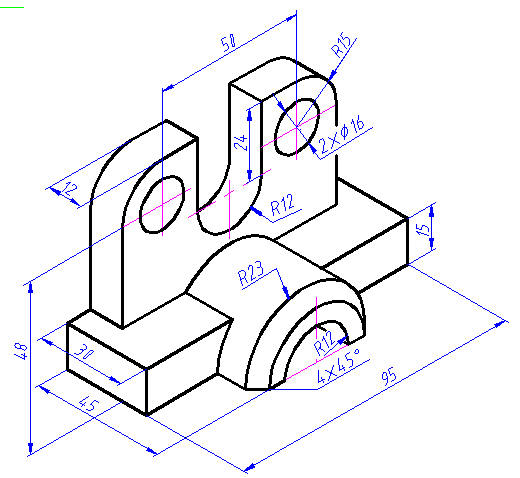 CAD中畫三維模型的等軸測(cè)圖363.png