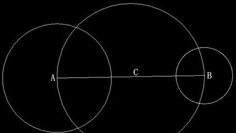 CAD如何畫兩個(gè)圓的外切線