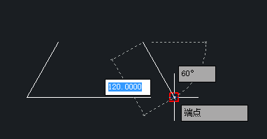 CAD等邊梯形的畫(huà)法