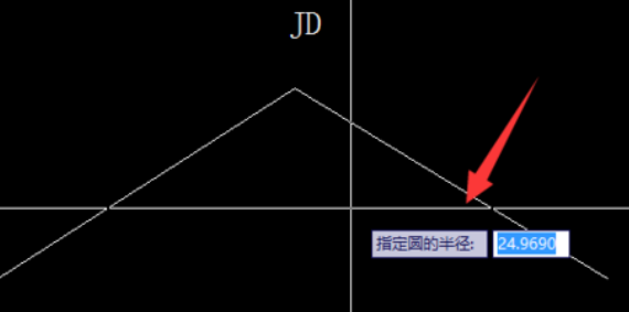 CAD如何通過切線交點(diǎn)繪制曲線